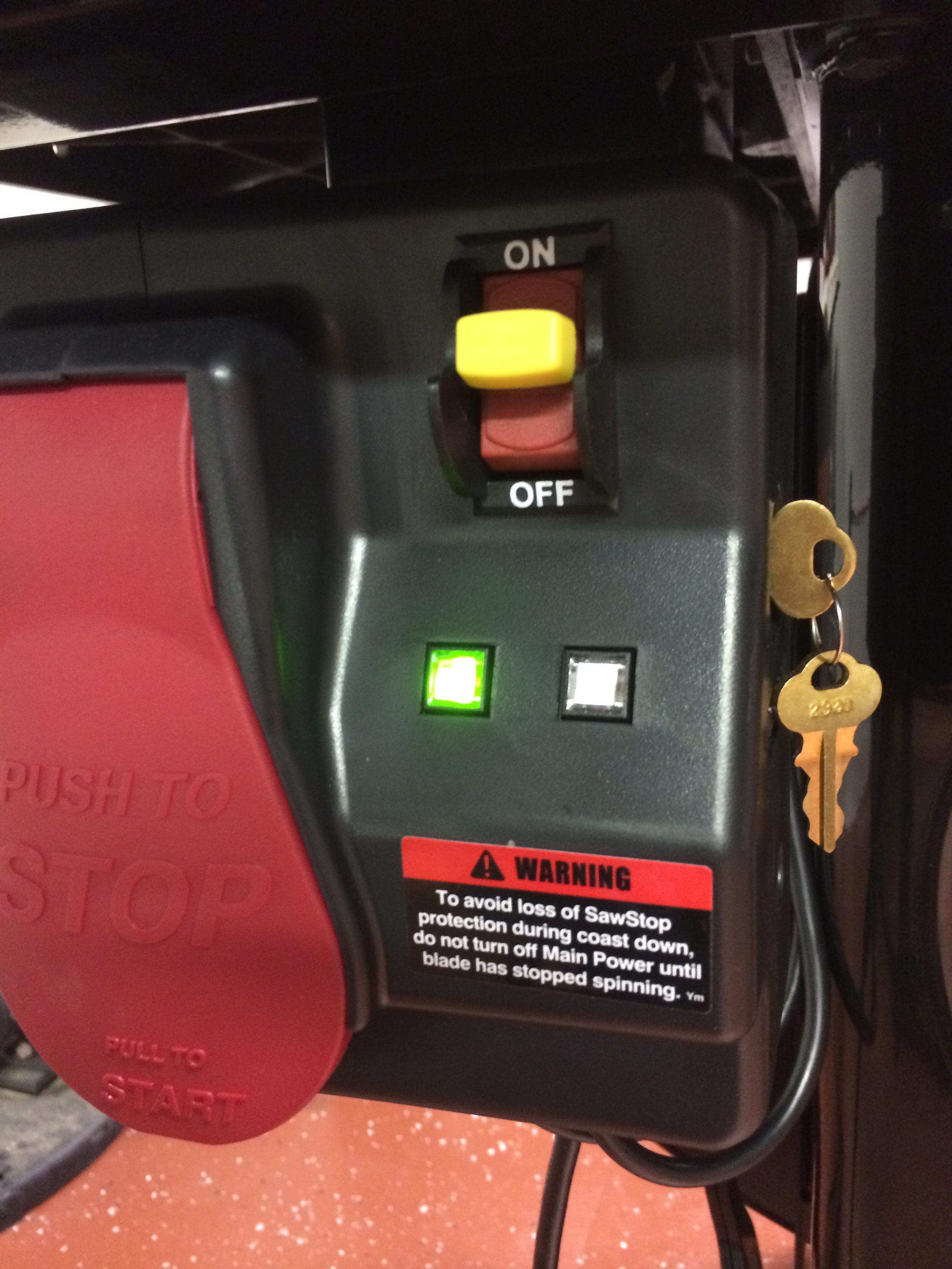 SawStop cabinet saw setup 4