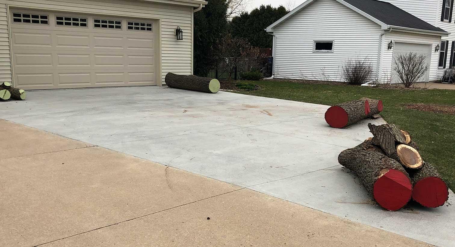 Driveway Logs
